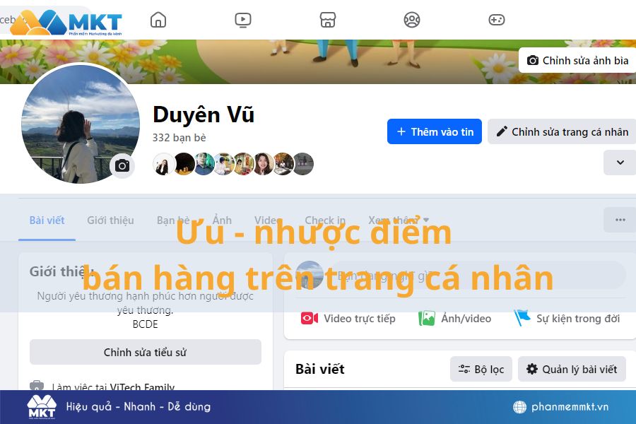 ưu nhược điểm bán hàng trên trang cá nhân ưu nhược điểm bán hàng trên trang cá nhân